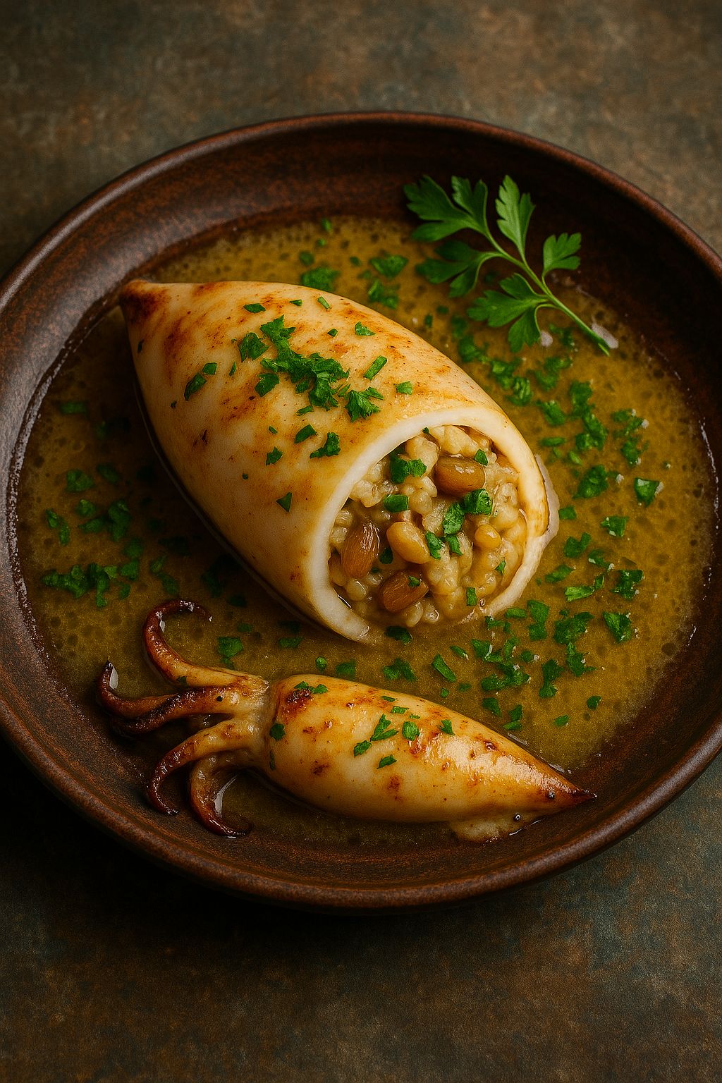 Home Stuffed Squid of the Levantine Shores